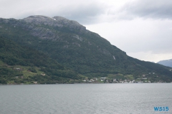 Eidfjord 15.08.15 - Norwegen Fjorde England Frankreich Spanien Portugal Marokko Kanaren AIDAsol Nordeuropa Westeuropa