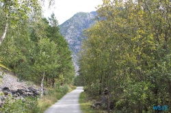 Den Eio entlang zum Eidfjordvatnet Eidfjord 15.08.15 - Norwegen Fjorde England Frankreich Spanien Portugal Marokko Kanaren AIDAsol Nordeuropa Westeuropa