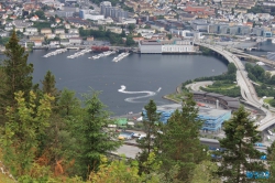 Fløi-Bahn Fløyen Bergen 15.08.10 - Norwegen Fjorde England Frankreich Spanien Portugal Marokko Kanaren AIDAsol Nordeuropa Westeuropa