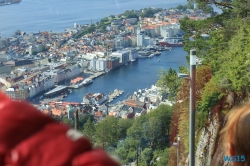 Fløi-Bahn Fløyen Bergen 15.08.10 - Norwegen Fjorde England Frankreich Spanien Portugal Marokko Kanaren AIDAsol Nordeuropa Westeuropa