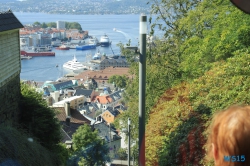 Fløi-Bahn Fløyen Bergen 15.08.10 - Norwegen Fjorde England Frankreich Spanien Portugal Marokko Kanaren AIDAsol Nordeuropa Westeuropa