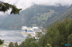 Geiranger 19.08.07 - Fjorde Berge Wasserfälle - Fantastische Natur in Norwegen AIDAbella