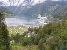 Geiranger 19.08.07 - Fjorde Berge Wasserfälle - Fantastische Natur in Norwegen AIDAbella