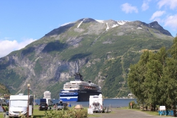 Geiranger Geirangerfjord 15.08.11 - Norwegen Fjorde England Frankreich Spanien Portugal Marokko Kanaren AIDAsol Nordeuropa Westeuropa