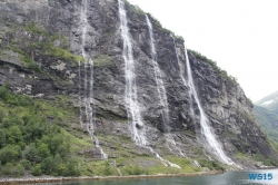 Geiranger Geirangerfjord 12.08.21 - Norwegen Island Schottland AIDAmar Nordeuropa