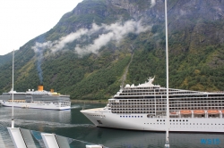 Geiranger Geirangerfjord 12.08.21 - Norwegen Island Schottland AIDAmar Nordeuropa