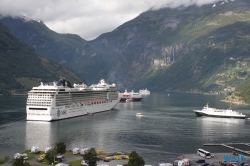 Geiranger Geirangerfjord 12.08.21 - Norwegen Island Schottland AIDAmar Nordeuropa