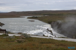 Gullfoss Reykjavik 12.08.27 - Norwegen Island Schottland AIDAmar Nordeuropa