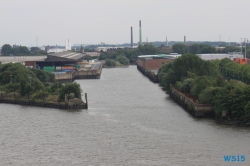 Von der Hafencity die Elbe hinunter Hamburg 15.08.08 - Norwegen Fjorde England Frankreich Spanien Portugal Marokko Kanaren AIDAsol Nordeuropa Westeuropa