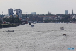Von der Hafencity die Elbe hinunter Hamburg 15.08.08 - Norwegen Fjorde England Frankreich Spanien Portugal Marokko Kanaren AIDAsol Nordeuropa Westeuropa