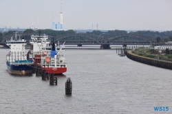 Von der Hafencity die Elbe hinunter Hamburg 15.08.08 - Norwegen Fjorde England Frankreich Spanien Portugal Marokko Kanaren AIDAsol Nordeuropa Westeuropa
