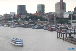 Von der Hafencity die Elbe hinunter Hamburg 15.08.08 - Norwegen Fjorde England Frankreich Spanien Portugal Marokko Kanaren AIDAsol Nordeuropa Westeuropa