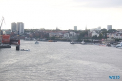 Von der Hafencity die Elbe hinunter Hamburg 15.08.08 - Norwegen Fjorde England Frankreich Spanien Portugal Marokko Kanaren AIDAsol Nordeuropa Westeuropa