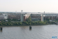 Von der Hafencity die Elbe hinunter Hamburg 15.08.08 - Norwegen Fjorde England Frankreich Spanien Portugal Marokko Kanaren AIDAsol Nordeuropa Westeuropa