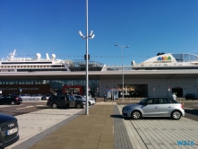 Cruise Center Steinwerder Hamburg 16.03.26 - Eine Runde England Frankreich Holland AIDAmar Metropolen