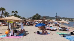 Playa de Talamanca Ibiza 23.07.19 Neue Abenteuer auf eigene Faust im Mittelmeer AIDAstella 007