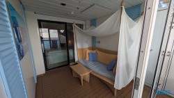Junior Suite Karibik 25.12.05 Baden und Schnorcheln im kristallklaren Meer AIDAperla 011