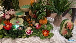 Marktrestaurant Karibik 25.12.17 Baden und Schnorcheln im kristallklaren Meer AIDAperla 010