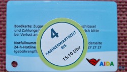 Bordkarte Kiel 21.08.07 - Die erste Ostsee-Fahrt nach Corona-Pause AIDAprima