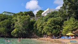 Villa Beach Kingstown 25.12.12 Baden und Schnorcheln im kristallklaren Meer AIDAperla 007