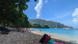 Princess Margaret Beach Bequia Kingstown 24.11.29 Zu Fuß mit Taxi Fähre Boot Bus zu karibischen Stränden AIDAperla 008
