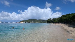 Princess Margaret Beach Bequia Kingstown 24.11.29 Zu Fuß mit Taxi Fähre Boot Bus zu karibischen Stränden AIDAperla 015