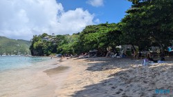 Princess Margaret Beach Bequia Kingstown 24.11.29 Zu Fuß mit Taxi Fähre Boot Bus zu karibischen Stränden AIDAperla 017