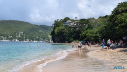 Princess Margaret Beach Bequia Kingstown 24.11.29 Zu Fuß mit Taxi Fähre Boot Bus zu karibischen Stränden AIDAperla 018