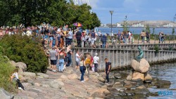 Den Lille Havfrue Kopenhagen 25.08.01 Kurz in Dänemark vorbeischauen AIDAmar 021
