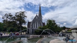 Sankt Albans Kirche Kopenhagen 25.08.01 Kurz in Dänemark vorbeischauen AIDAmar 025