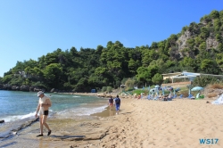 Glifada Strand Korfu 17.10.04 - Historische Städte an der Adria Italien, Korfu, Kroatien AIDAblu