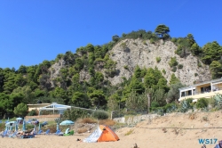 Glifada Strand Korfu 17.10.04 - Historische Städte an der Adria Italien, Korfu, Kroatien AIDAblu