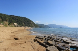 Glifada Strand Korfu 17.10.04 - Historische Städte an der Adria Italien, Korfu, Kroatien AIDAblu