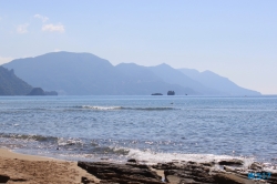 Glifada Strand Korfu 17.10.04 - Historische Städte an der Adria Italien, Korfu, Kroatien AIDAblu