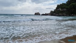 Glyfada Strand Korfu 22.04.10 - Tolle neue Ziele im Mittelmeer während Corona AIDAblu