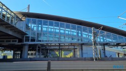 Flughafenbahnhof Düsseldorf 22.04.17 - Tolle neue Ziele im Mittelmeer während Corona AIDAblu