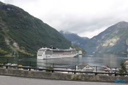 MSC Magnifica Geiranger Geirangerfjord 12.08.21 - Norwegen Island Schottland AIDAmar Nordeuropa