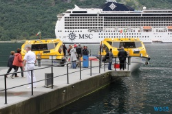 MSC Magnifica Geiranger Geirangerfjord 12.08.21 - Norwegen Island Schottland AIDAmar Nordeuropa