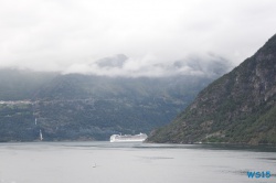 MSC Magnifica Geiranger Geirangerfjord 12.08.21 - Norwegen Island Schottland AIDAmar Nordeuropa