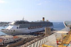 Costa Mediterranea Rhodos 13.07.18 - Türkei Griechenland Rhodos Kreta Zypern Israel AIDAdiva Mittelmeer