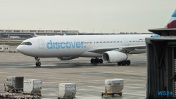 Flughafen Frankfurt La Romana 24.11.21 Zu Fuß mit Taxi Fähre Boot Bus zu karibischen Stränden AIDAperla 007