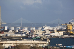 Pont de Normandie Le Havre 19.10.08 - Von Kiel um Westeuropa nach Malle AIDAbella