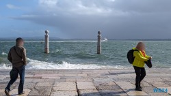 Cais das Colunas Lissabon 24.03.09 Traumhafte Strände und Wale in Mittelamerika und Karibik AIDAluna 049