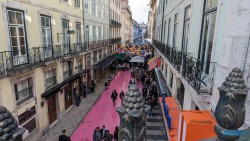 Pink Street Lissabon 24.03.09 Traumhafte Strände und Wale in Mittelamerika und Karibik AIDAluna 034