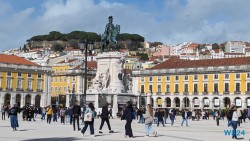 Praça do Comércio Lissabon 24.03.09 Traumhafte Strände und Wale in Mittelamerika und Karibik AIDAluna 048