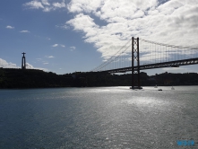 Ponte 25 de Abril Lissabon 19.10.13 - Von Kiel um Westeuropa nach Malle AIDAbella