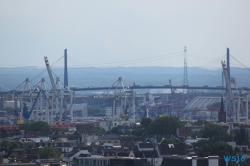 Blick aus dem Hotel Mövenpick Hamburg