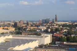 Blick aus dem Hotel Mövenpick Hamburg