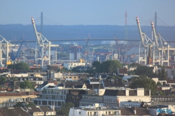 Blick aus dem Hotel Mövenpick Hamburg