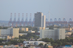 Blick aus dem Hotel Mövenpick Hamburg